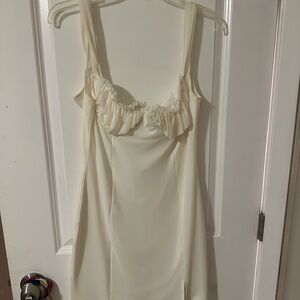 Princess Polly Cream Ruffle Chemise